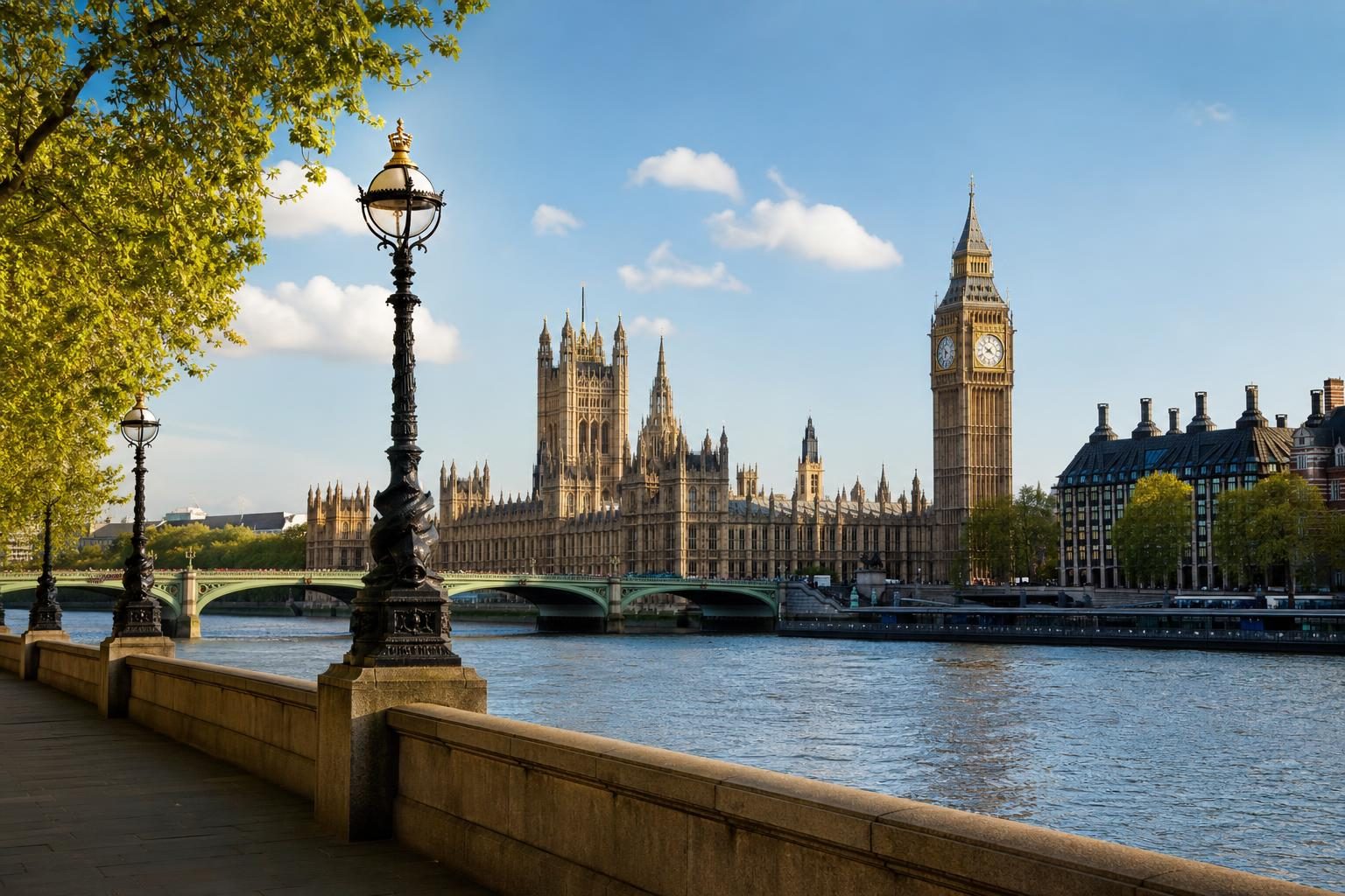 London mit Blick auf die Themse