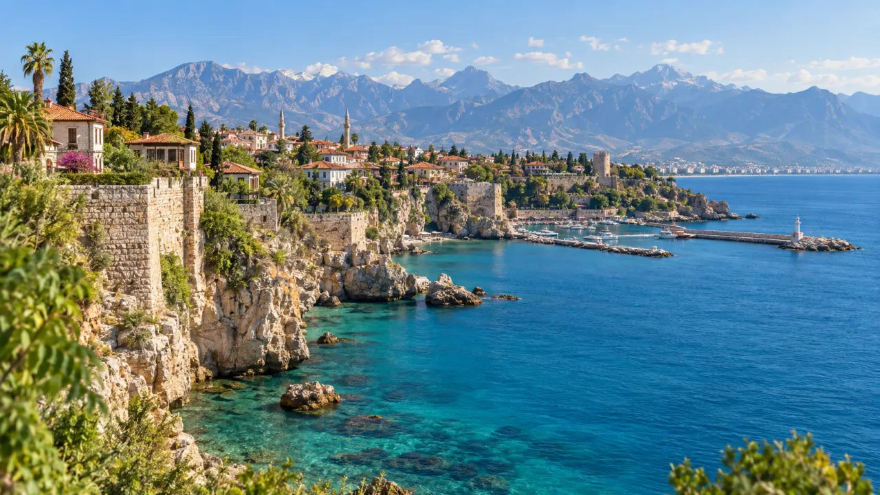 Küste bei Antalya an der türkischen Riviera